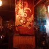 Red and Gold Batik Lantern