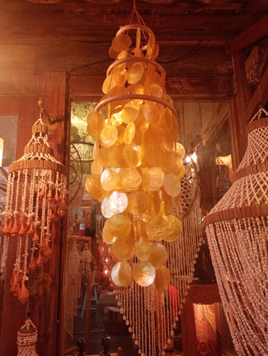 Mother-Of-Pearl Chandelier