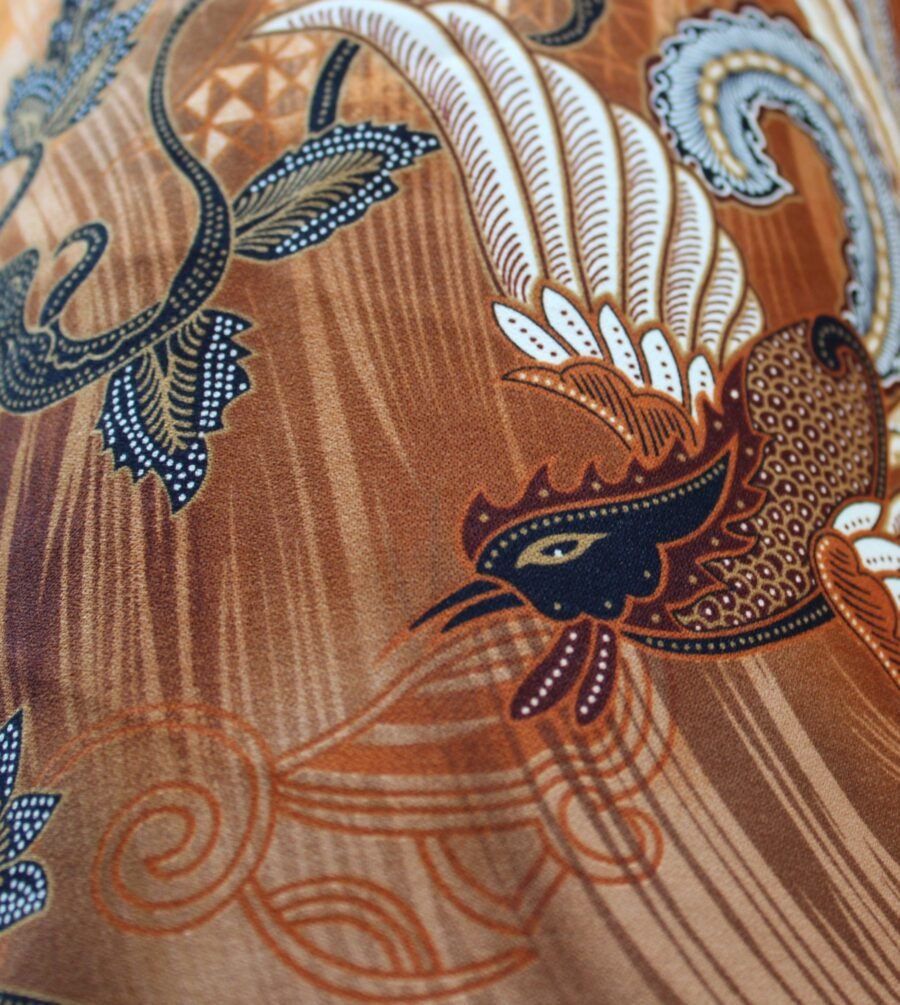 Amber Phoenix Batik Lantern