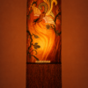 Amber Phoenix Batik Lantern
