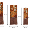 Amber Phoenix Batik Lantern