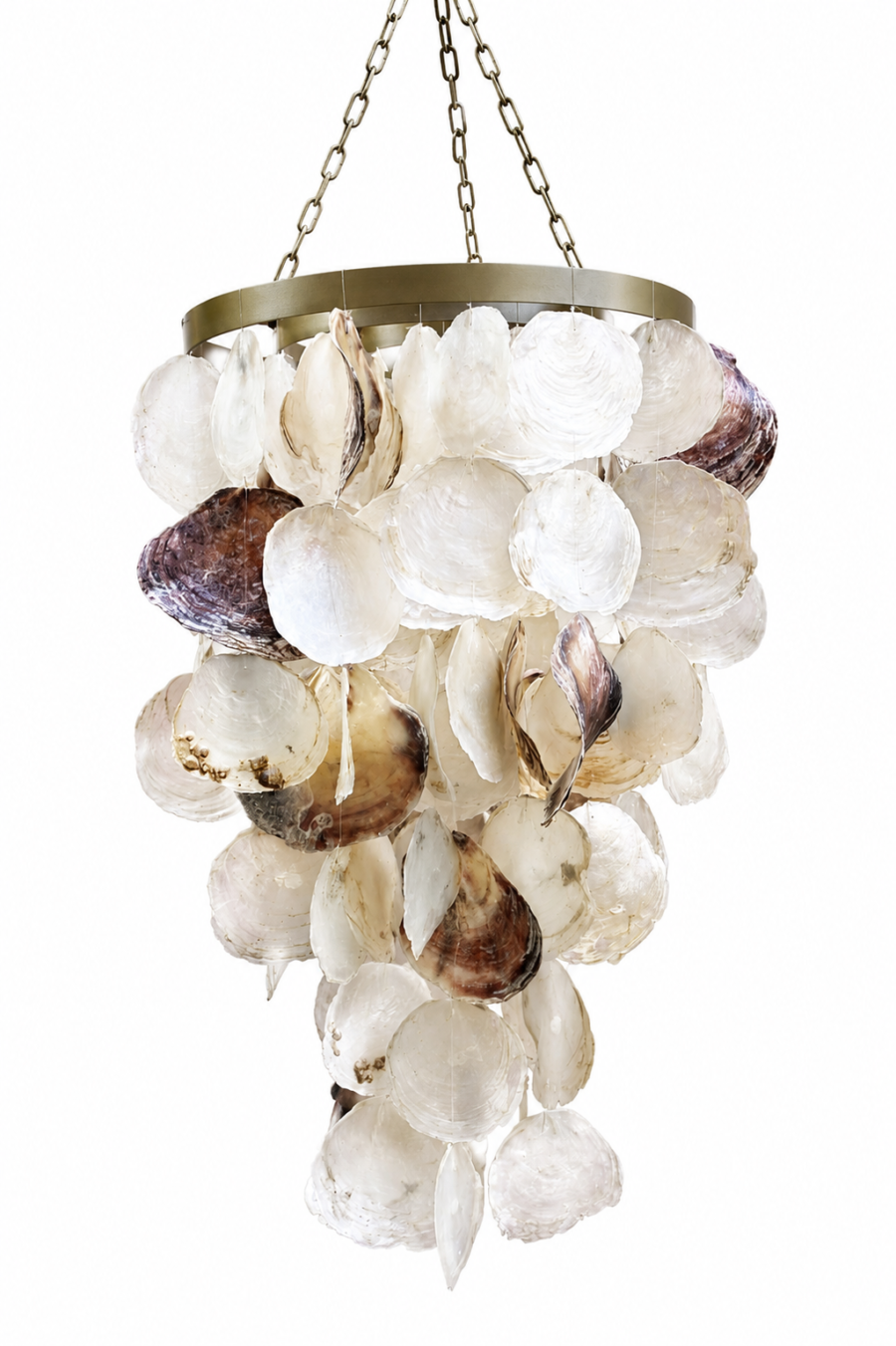 Coastal Mother-Of-Pearl Chandelier