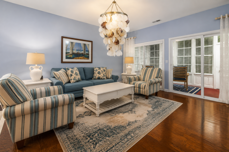Coastal Mother-Of-Pearl Chandelier