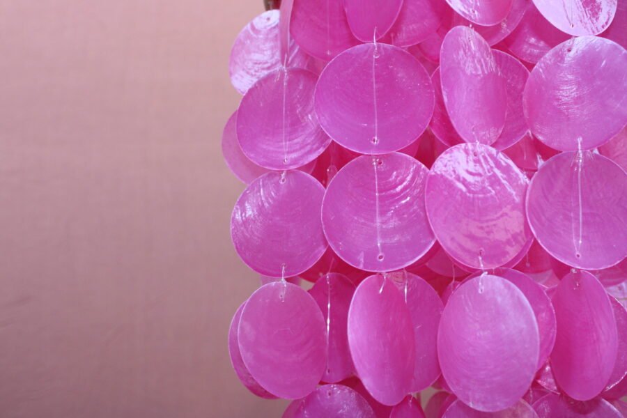 Diamond Mother-Of-Pearl Chandelier