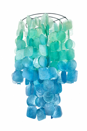 Flowing Mother-Of-Pearl Chandelier