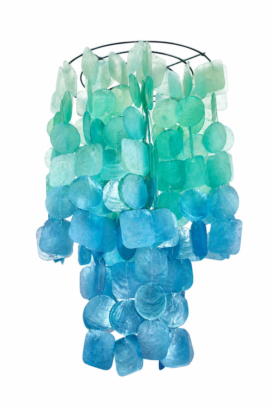 Flowing Mother-Of-Pearl Chandelier