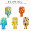 Flowing Mother-Of-Pearl Chandelier