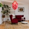 Tiered Mother-Of-Pearl Chandelier