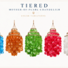 Tiered Mother-Of-Pearl Chandelier