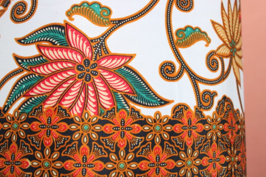 Tropical Bloom Batik Lantern