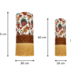 Tropical Bloom Batik Lantern