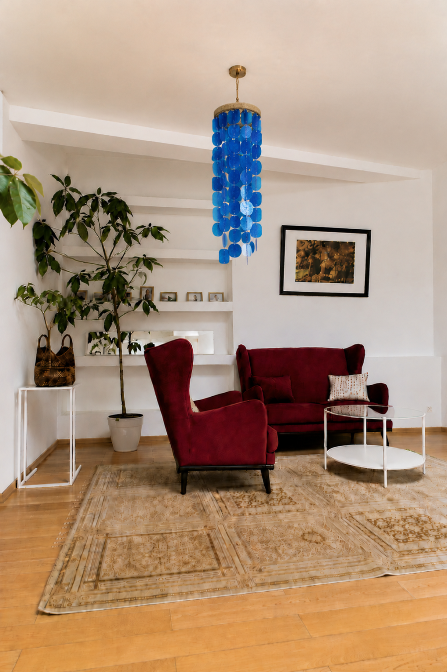 Ocean Drop Mother-Of-Pearl Chandelier