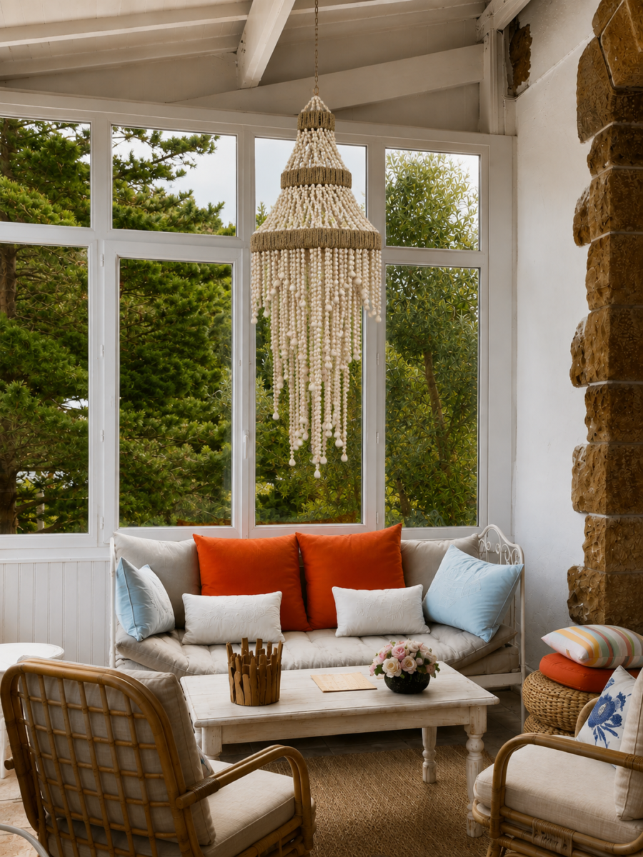 White Oasis Chandelier
