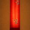 Scarlet Bloom Batik Lantern