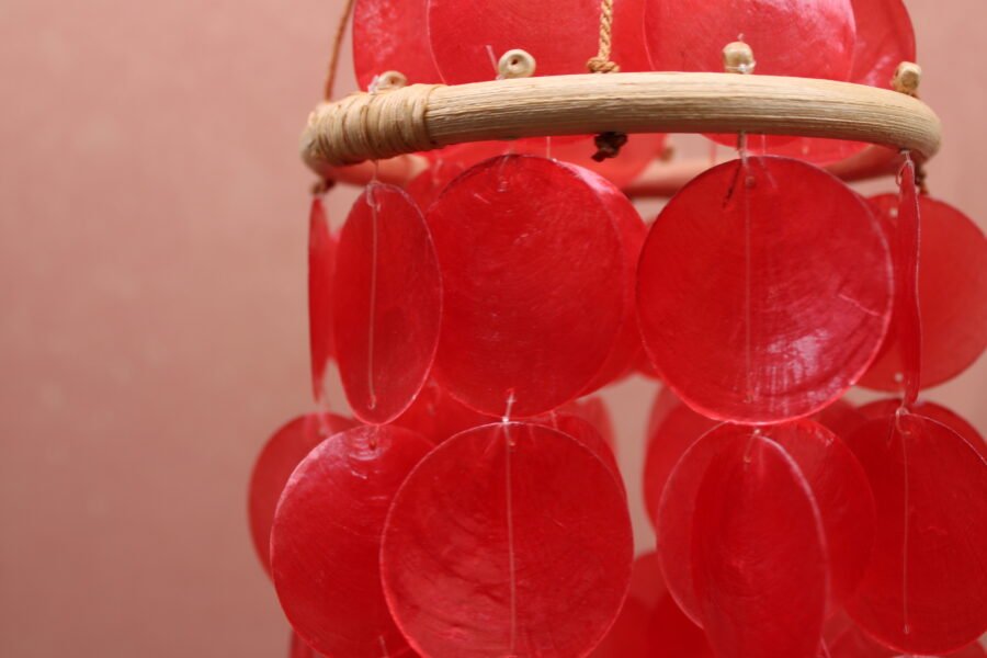 Flame Mother-Of-Pearl Chandelier