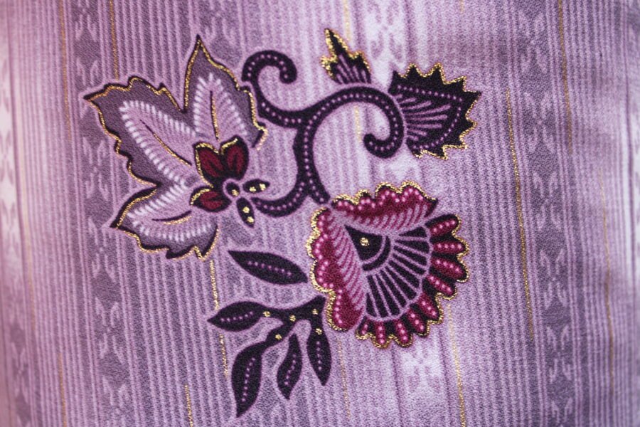 Lavender Rouge Batik Lantern