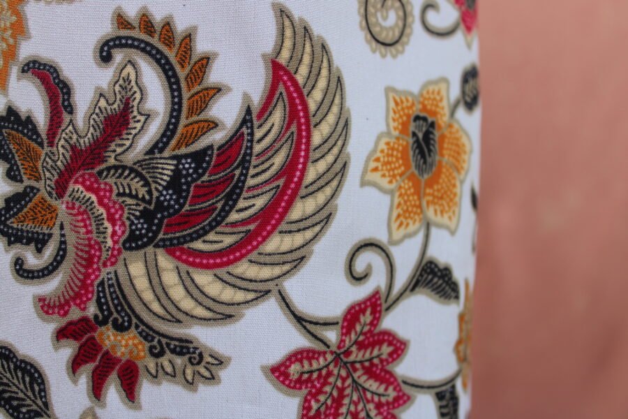 Phoenix Bloom Batik Lantern