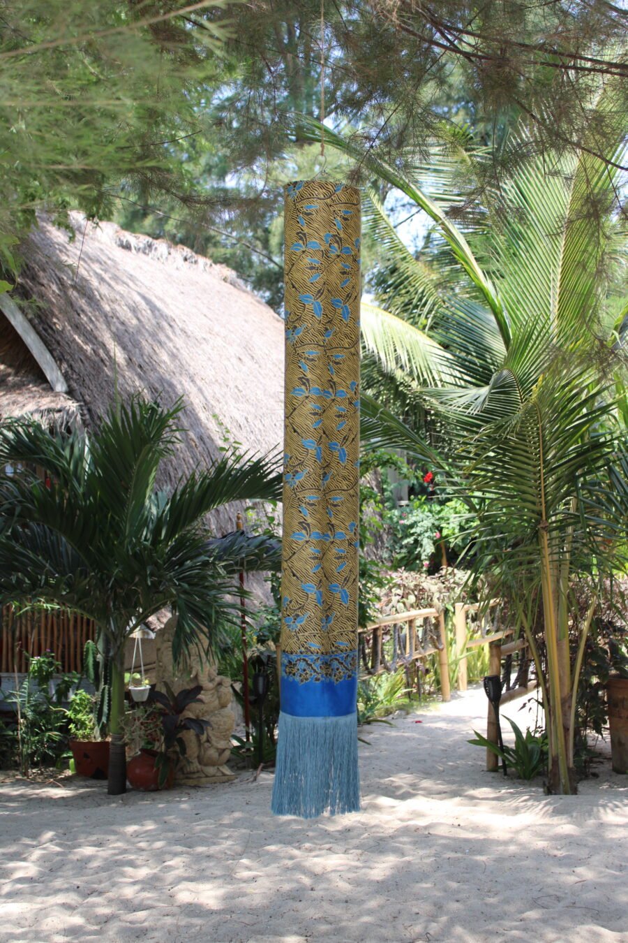 Blue Dynasty Batik Lantern outdoor Blue Dynasty Batik Lantern