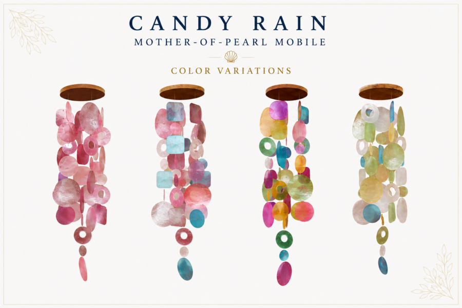 Candy Rain Mother-of-Pearl Mobile