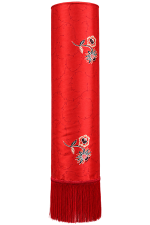 Scarlet Bloom Batik Lantern