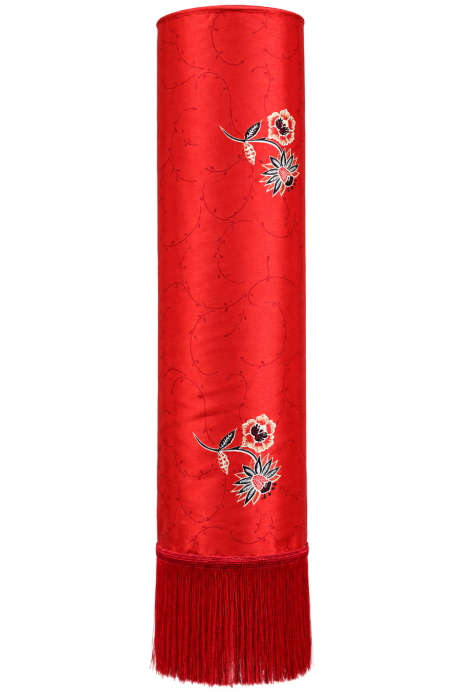 Scarlet Bloom Batik Lantern