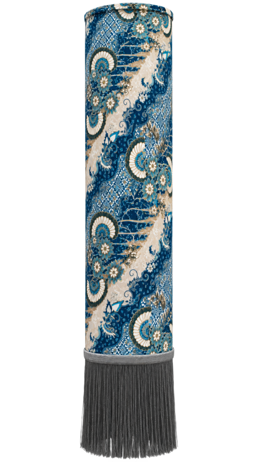 design 7 Aerial Indigo Batik Lantern