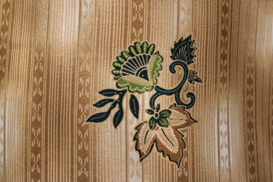 Jungle Gold Batik Lantern detail 1 Jungle Gold Batik Lantern