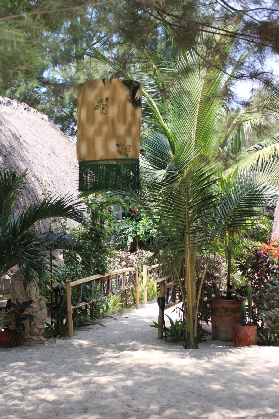 Jungle Gold Batik Lantern outdoor Jungle Gold Batik Lantern