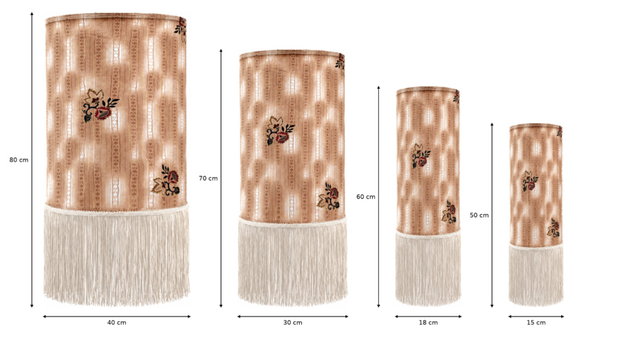 lampions_beige_raye_proportions Blush Sand Batik Lantern