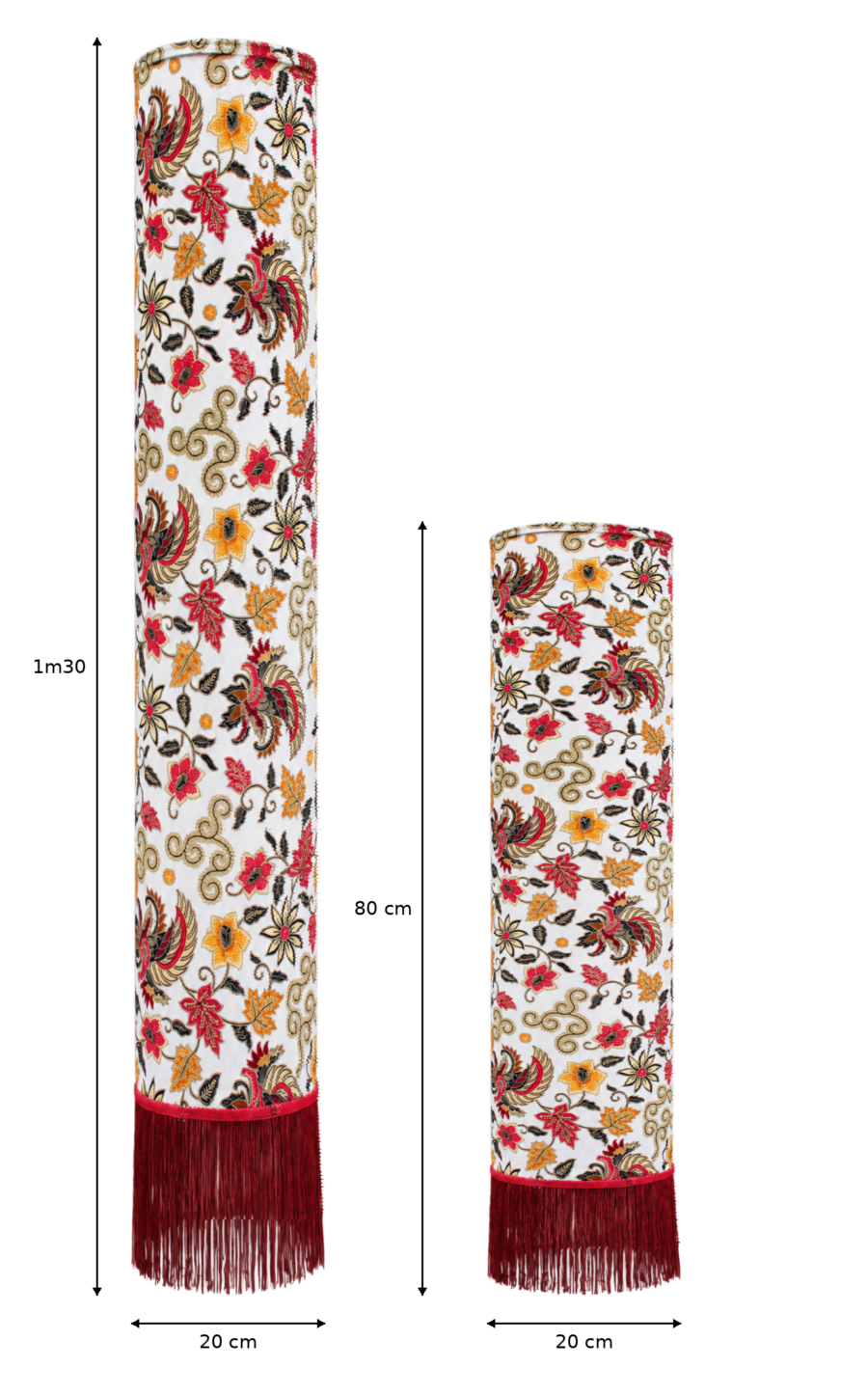 Phoenix Bloom Batik Lantern