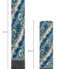 lampions_bleu_eventail_130_80 Aerial Indigo Batik Lantern