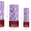 Lavender Rouge Batik Lantern