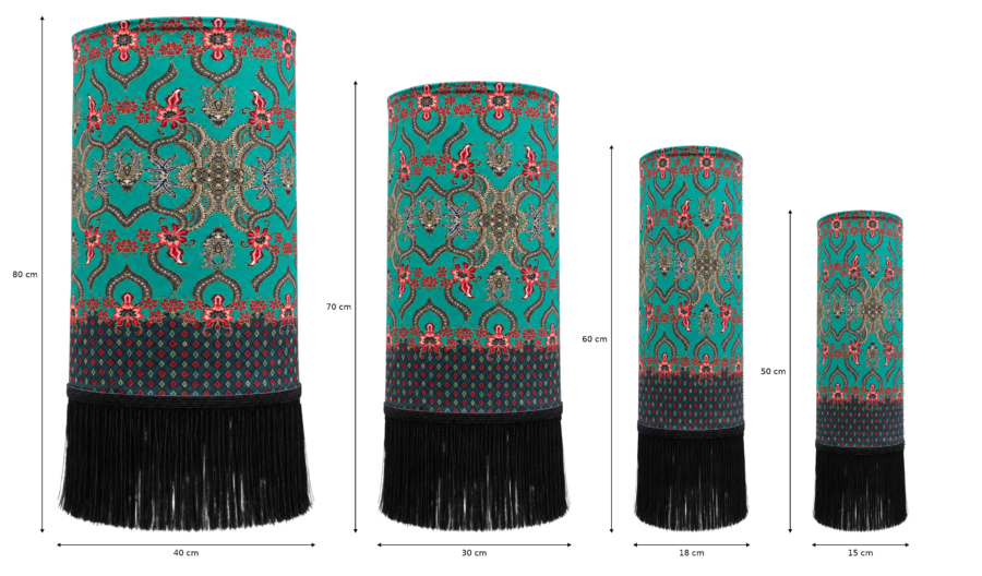 lampions_turquoise_proportions Emerald Jewel Batik Lantern