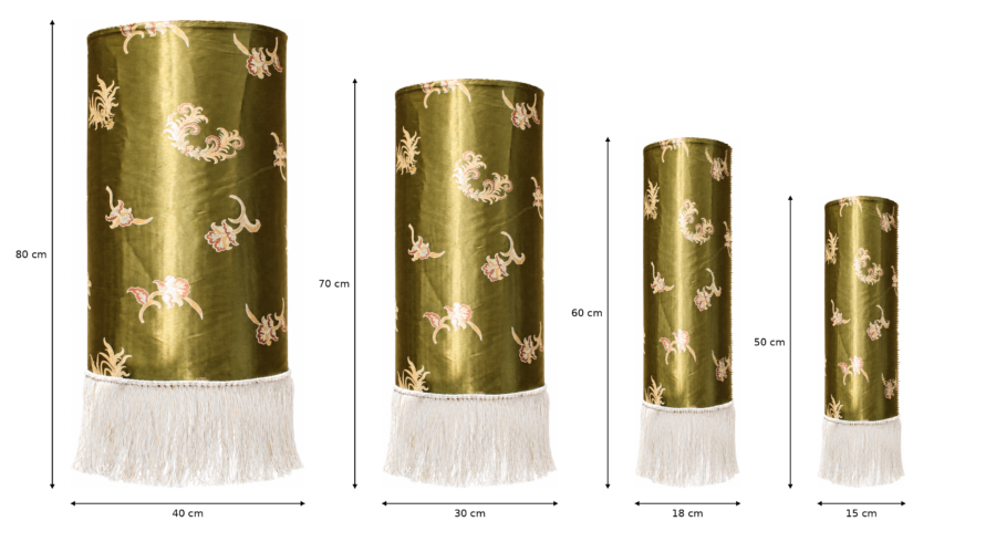 Olive Batik Lantern