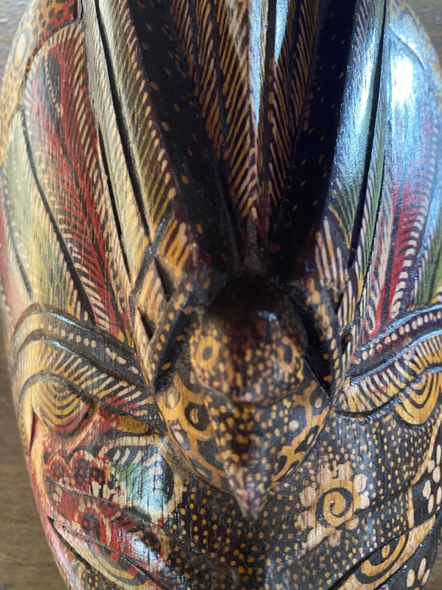 Sacred Plumage Mask detail 1 Sacred Plumage Mask