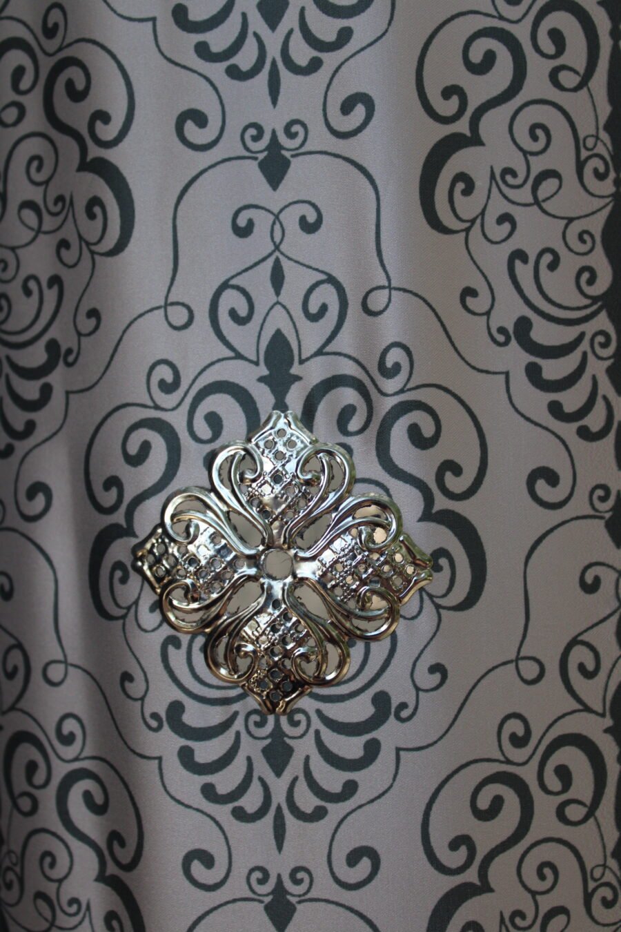 Silver Serenity Batik Lantern detail Silver Serenity Batik Lantern