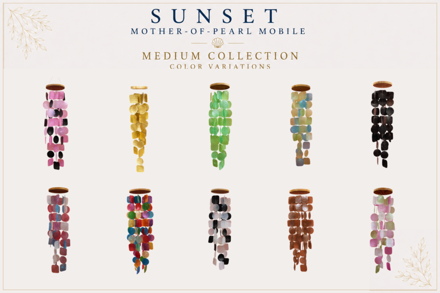 Sunset Mother-of-Pearl Mobile